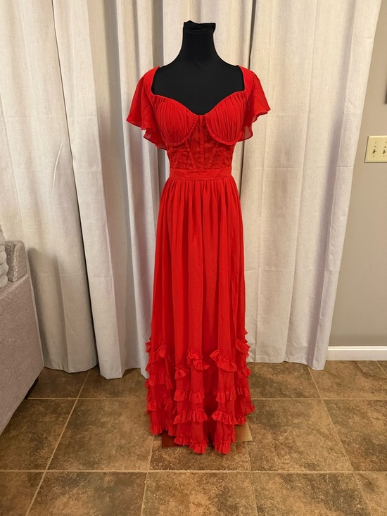 formal dress Dresses & Skirts - Long Red Dress Bridgerton Inspired Size 12 NWT